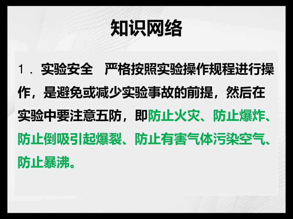 高一化学必修一知识总结PPT课件下载3
