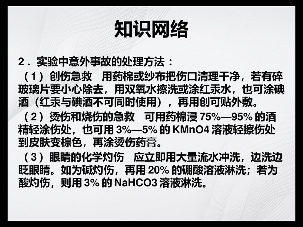 高一化学必修一知识总结PPT课件下载4