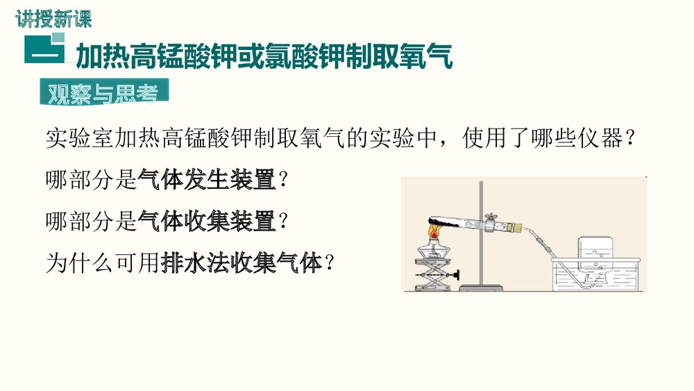 九年级化学《实验活动1 氧气的实验室制取与性质》PPT课件4
