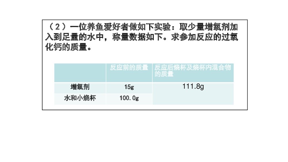 人教版九年级上册化学·第五单元·课题3 利用化学方程式的简单计算(第2课时)PPT课件4