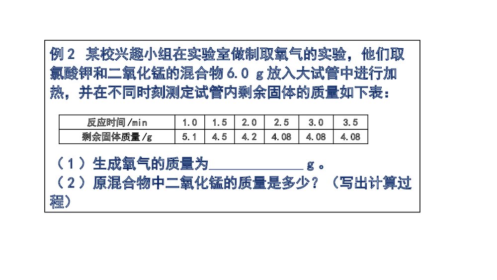 人教版九年级上册化学·第五单元·课题3 利用化学方程式的简单计算(第2课时)PPT课件9