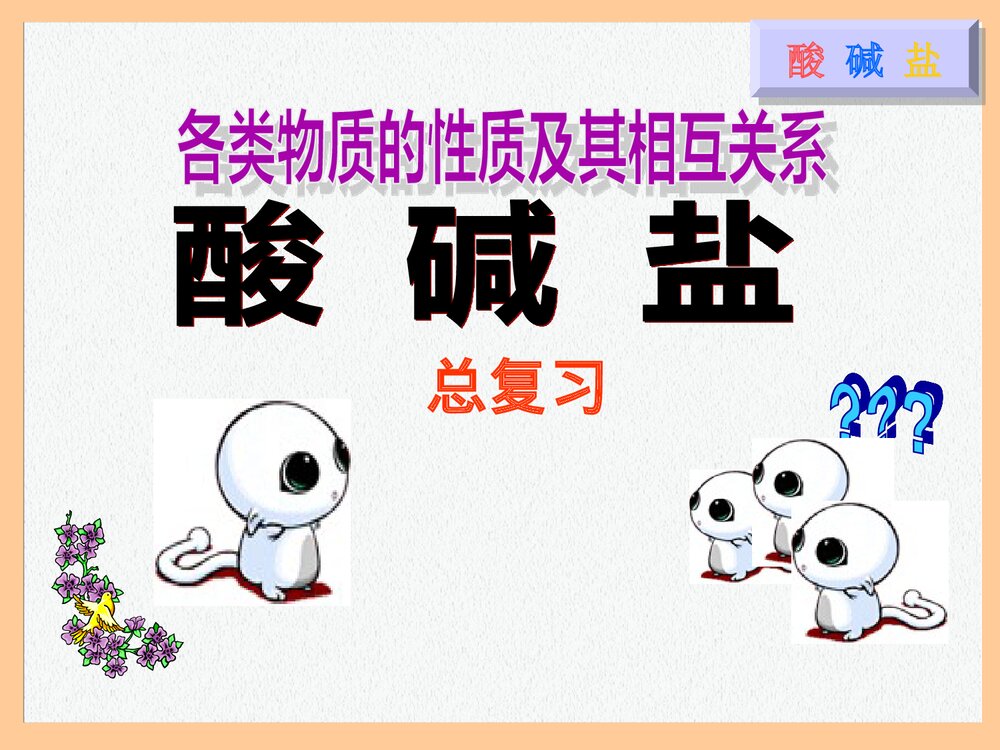 初三化学·酸碱盐溶解总复习PPT课件下载1