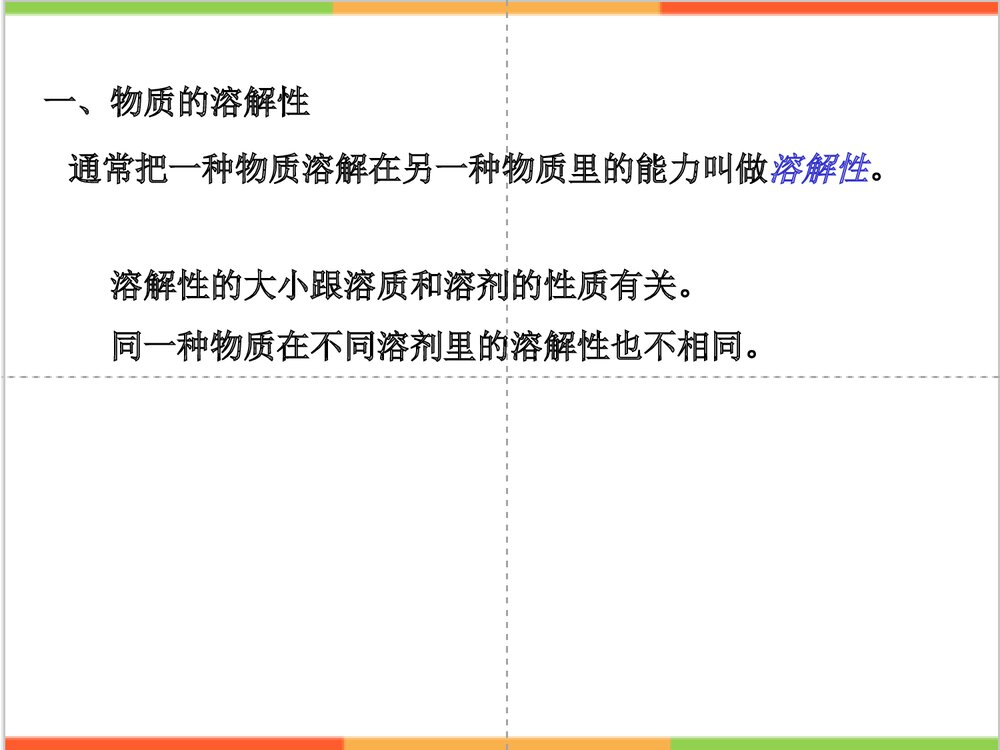 初中化学 第三节固体溶解度PPT课件2