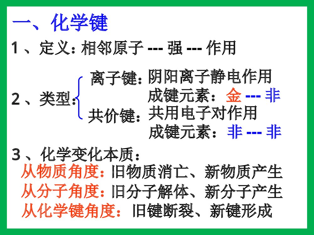 化学键·化学反应与能量复习PPT课件下载3