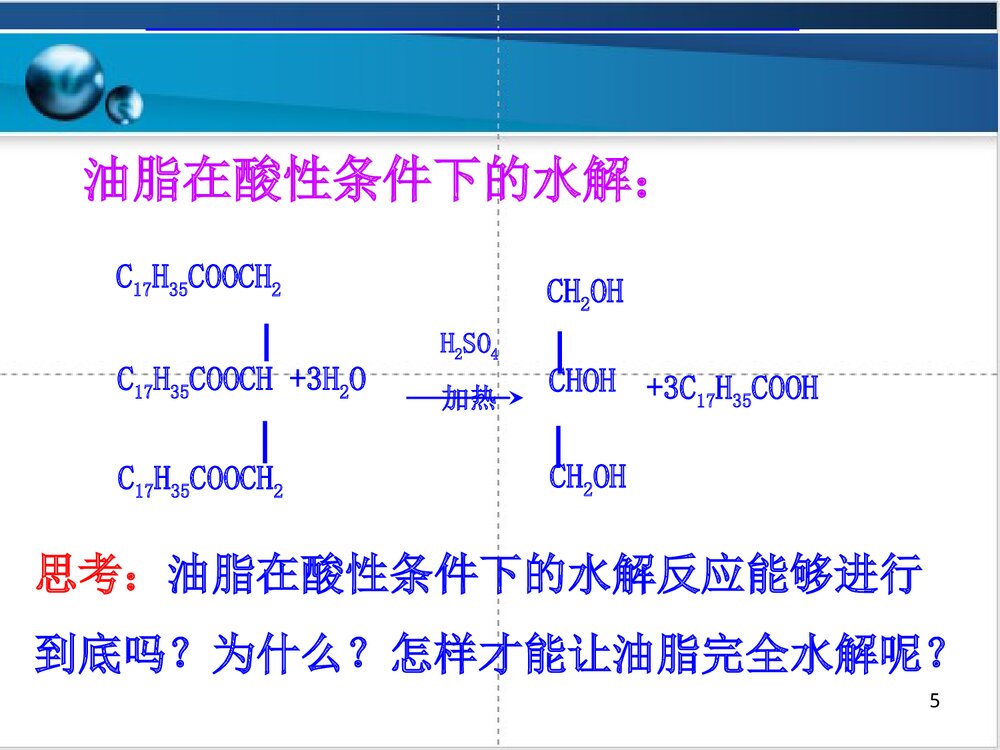 化学选修五第一节油脂PPT课件下载5
