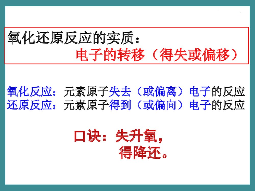 高一化学必修一氧化还原反应PPT课件下载10