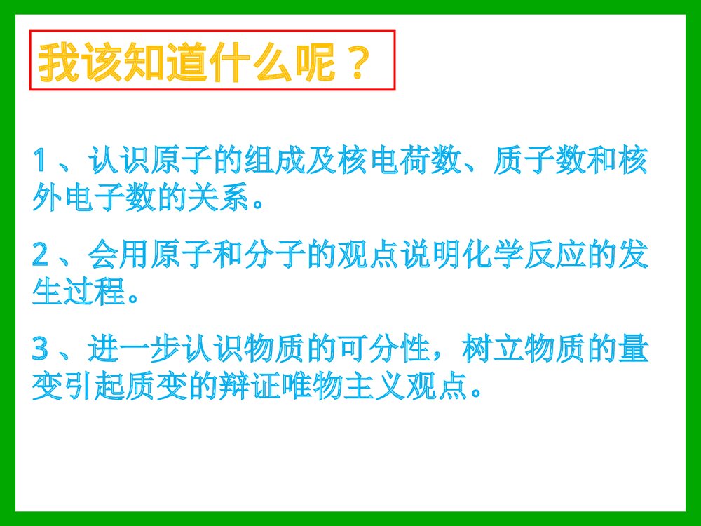 初中化学原子的构成PPT课件下载2