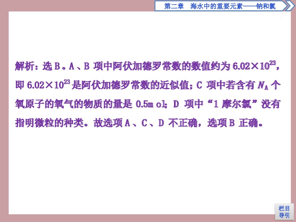 高中化学·第1课时·物质的量的单位——摩尔PPT课件9