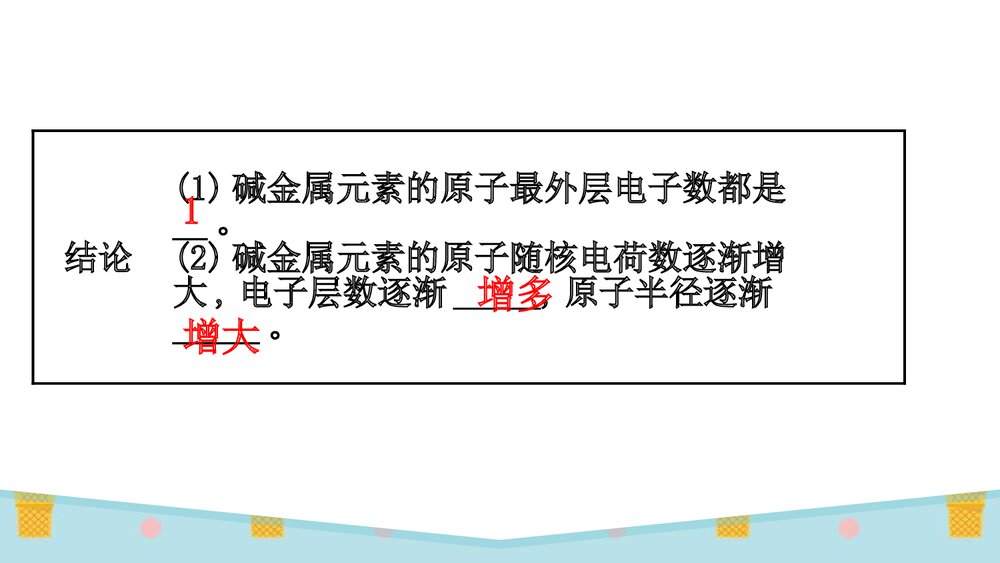 人教版化学20版必修一《4.1.3原子结构与元素的性质》PPT课件8