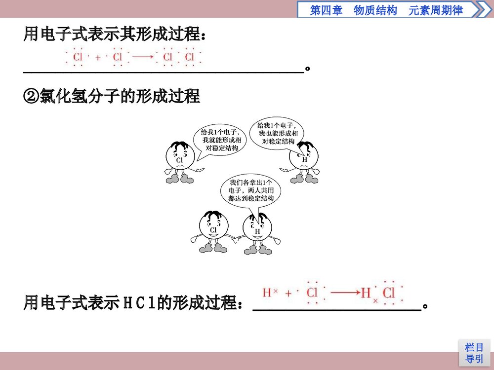 人教版高中化学必修一《4·3 化学键 物质结构元素周期律》(第2课时共价键)PPT课件4