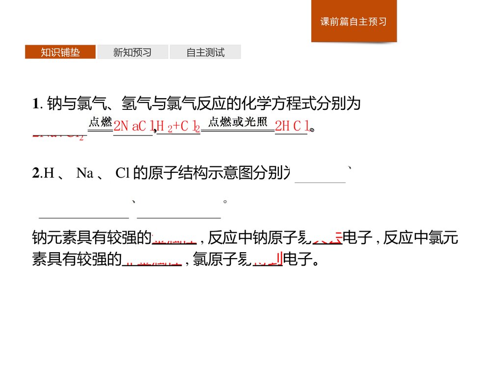 人教版必修1第4章第3节化学键PPT课件下载3