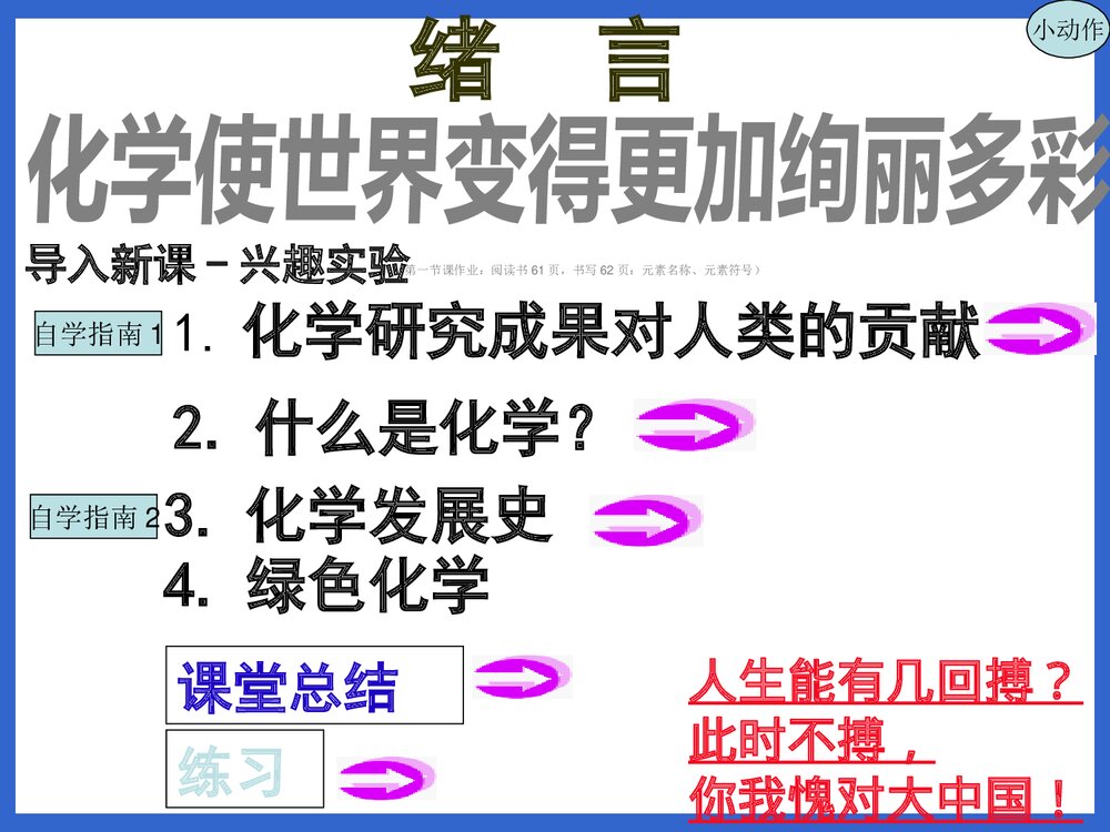 九年级化学·绪言·化学使世界变得更加绚丽多彩PPT课件下载1
