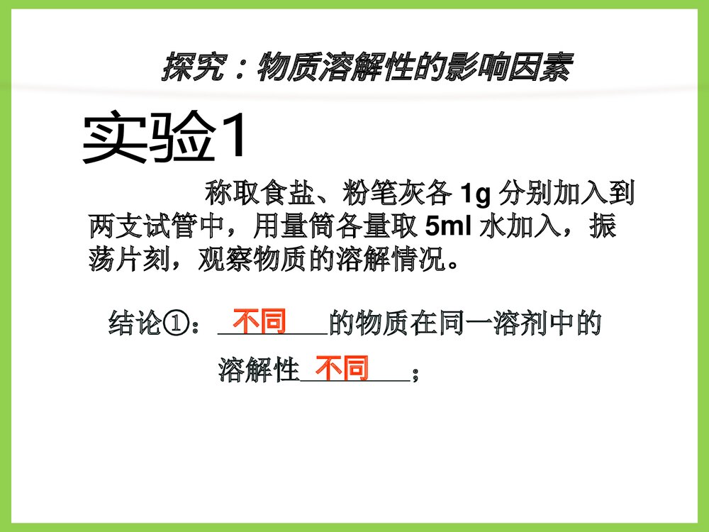 湘教版化学九年级上册单元2《物质的溶解性物质的溶解》PPT课件下载4