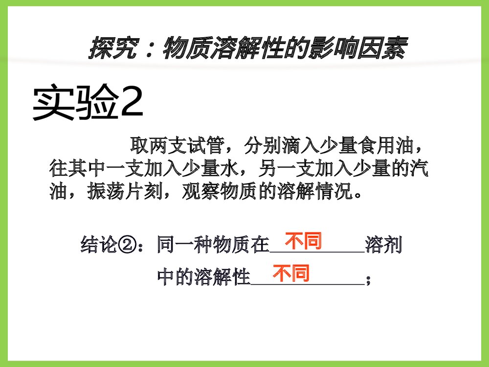 湘教版化学九年级上册单元2《物质的溶解性物质的溶解》PPT课件下载5