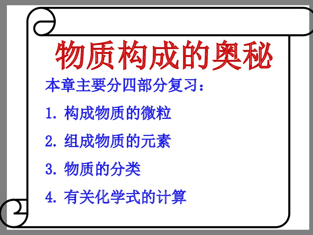 初中化学物质构成奥秘PPT课件下载1