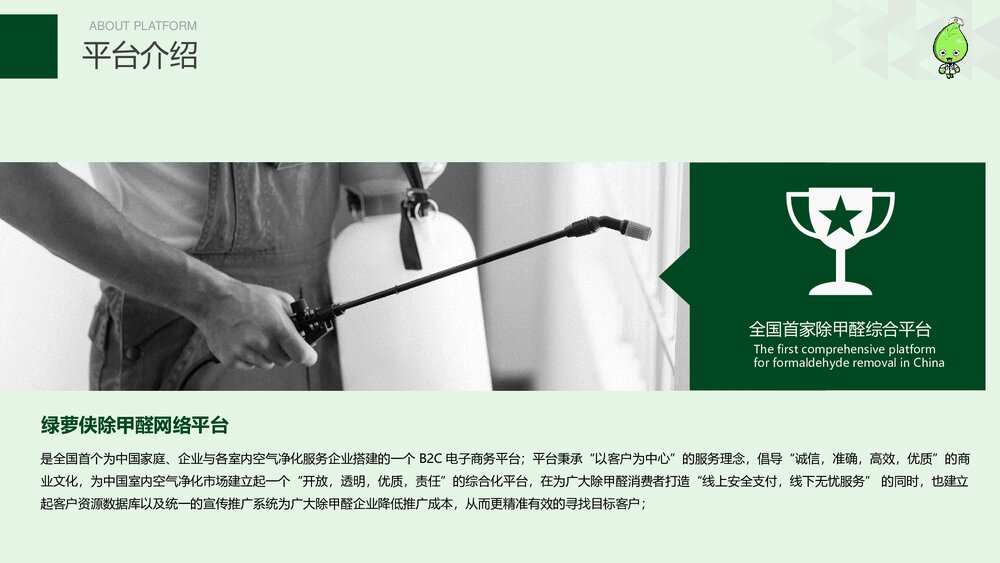 绿萝侠除甲醛平台招商细则825课件PPT下载4