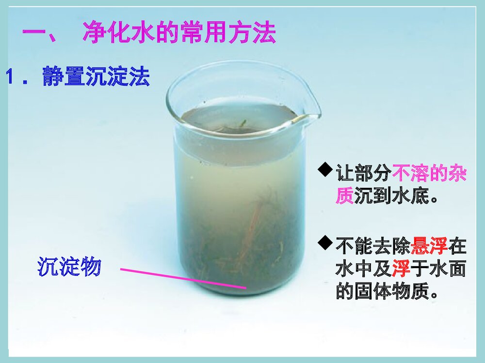 初三化学 课题3水的净化PPT课件下载5