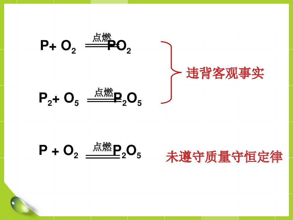 课题2 如何正确书写化学方程式讲课PPT课件下载6