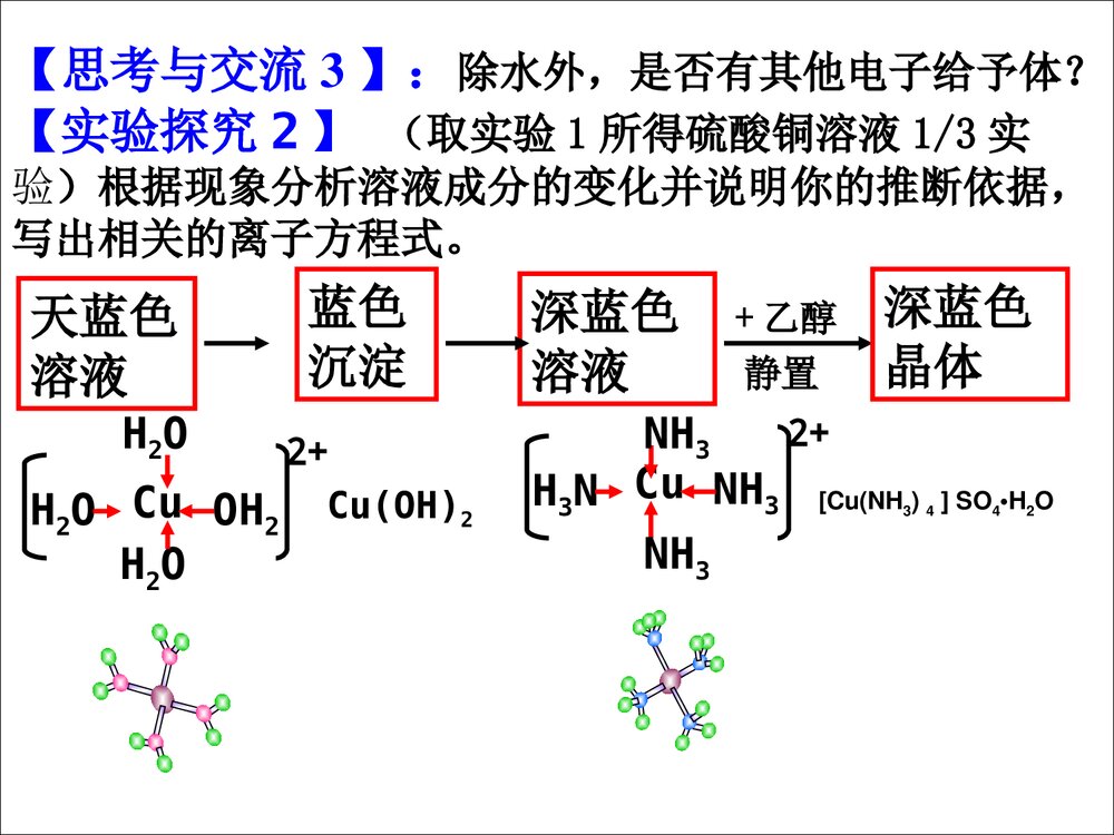 人教版高二化学《物质结构与性质 配位键》优秀课件PPT下载6