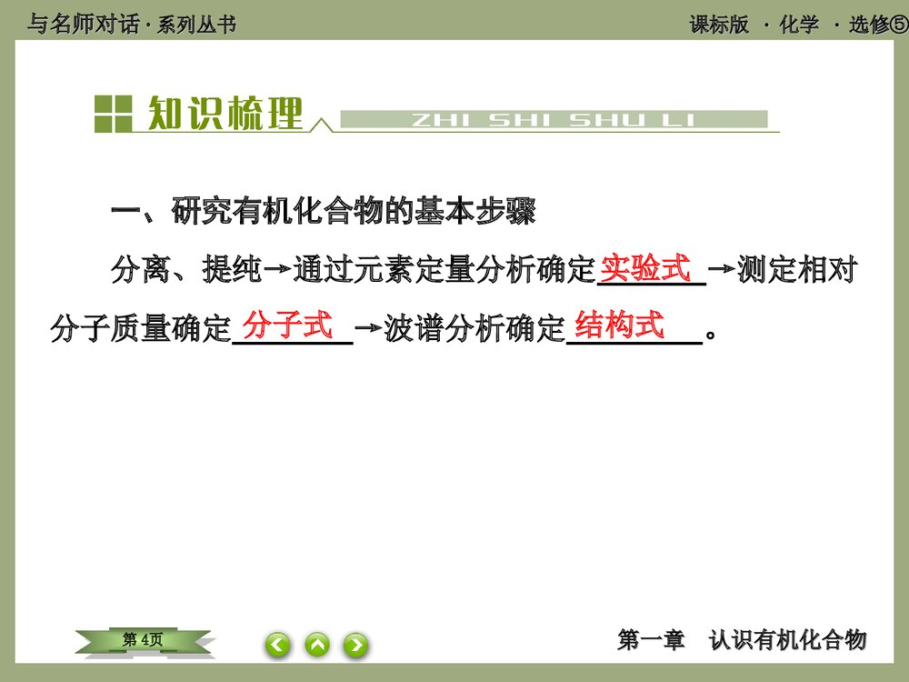 化学选修5 第1课时 有机化合物的分离·提纯PPT优秀课件4