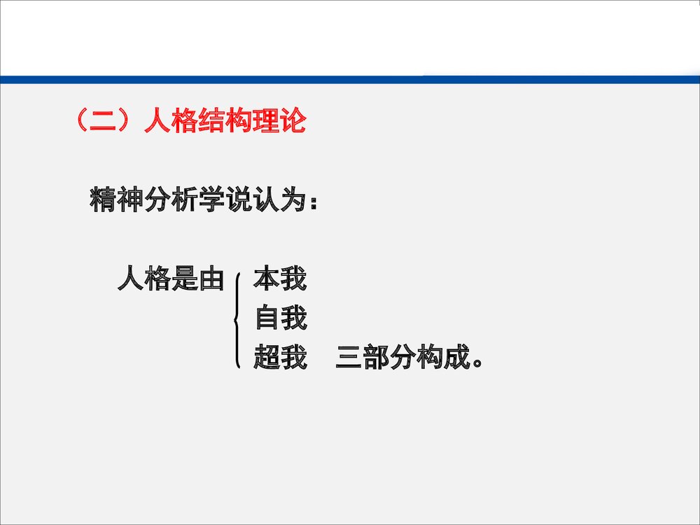 护理心理学《第三章 心理学的基本理论》PPT课件下载9