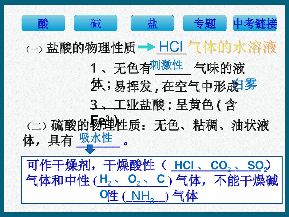 化学常见酸和碱盐基本知识专题复习PPT课件下载5