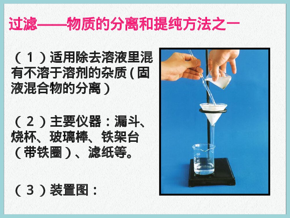 江苏版高一化学必修一《物质的分离与提纯》PPT课件下载4