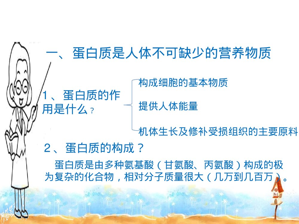 初中化学蛋白质PPT课件下载4