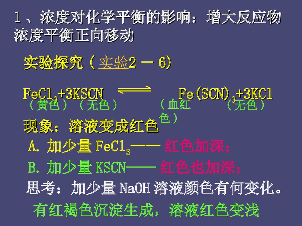人教版化学·平衡影响化学平衡的条件PPT教学课件8