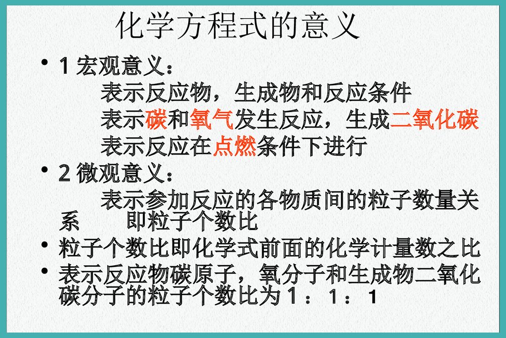 九年级科学化学方程式PPT课件下载5