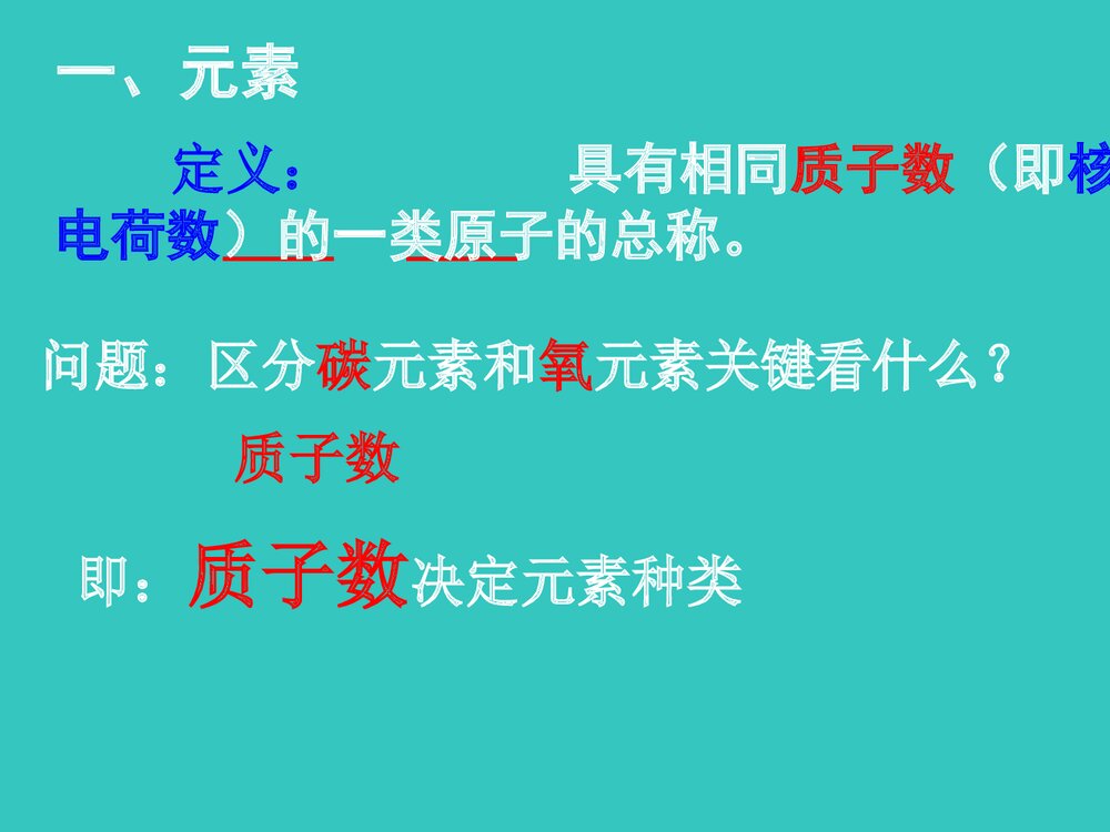 初三化学元素PPT教学课件下载4