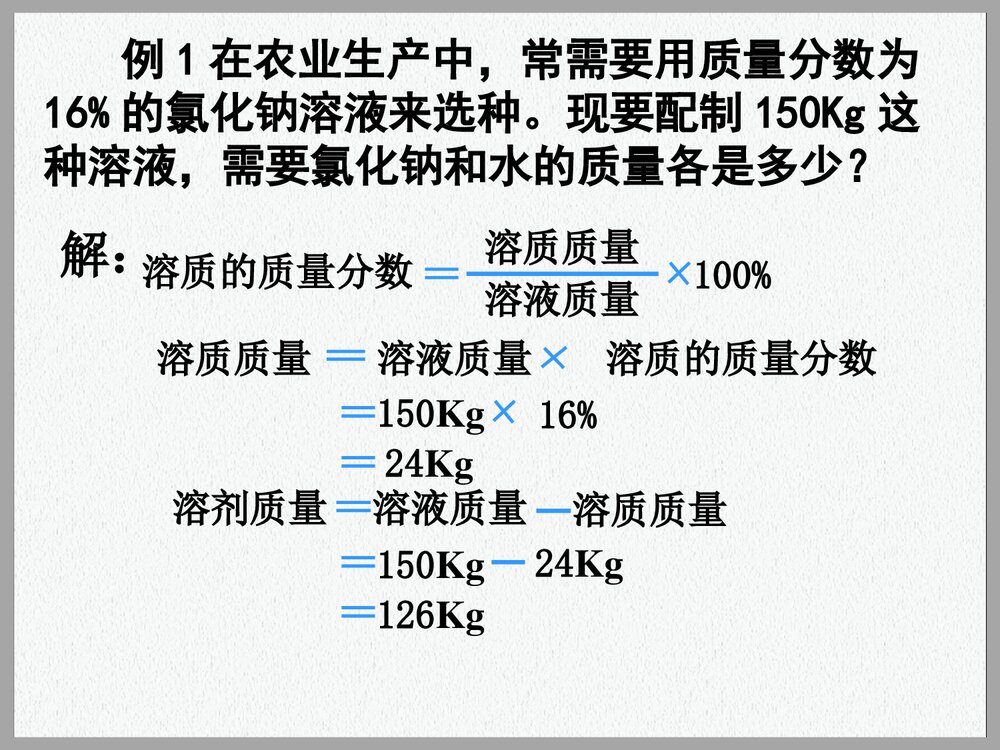 化学·课题3溶液的浓度PPT课件下载8