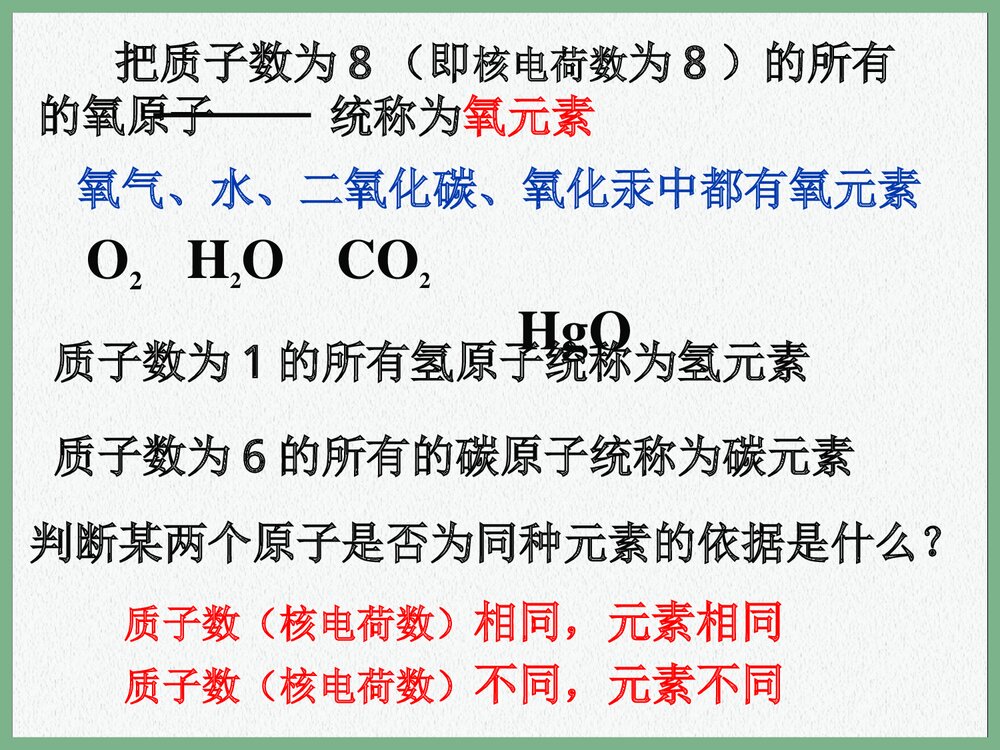 初中化学PPT课件《第三单元物质构成的奥秘 课题3 元素》7