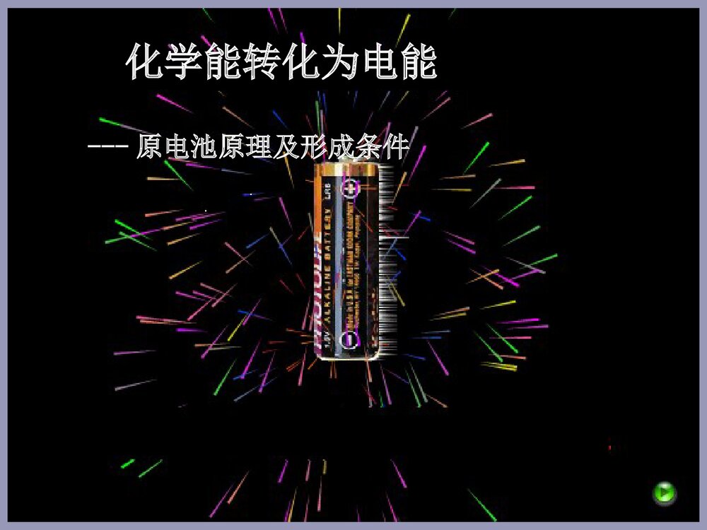 《化学能转化为电能》化学选修四PPT课件下载1