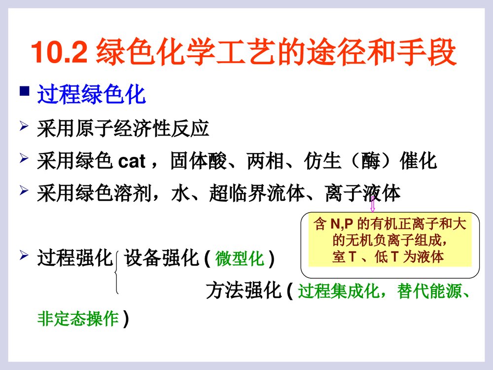 绿色化学工艺PPT课件下载8