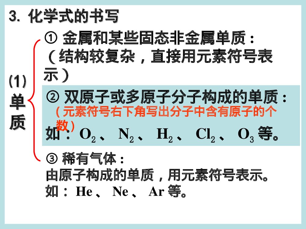课题4 化学式与化合价PPT课件下载8