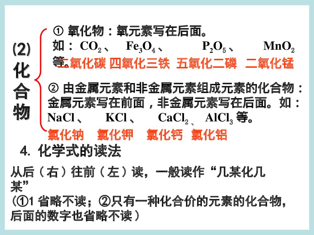 课题4 化学式与化合价PPT课件下载9