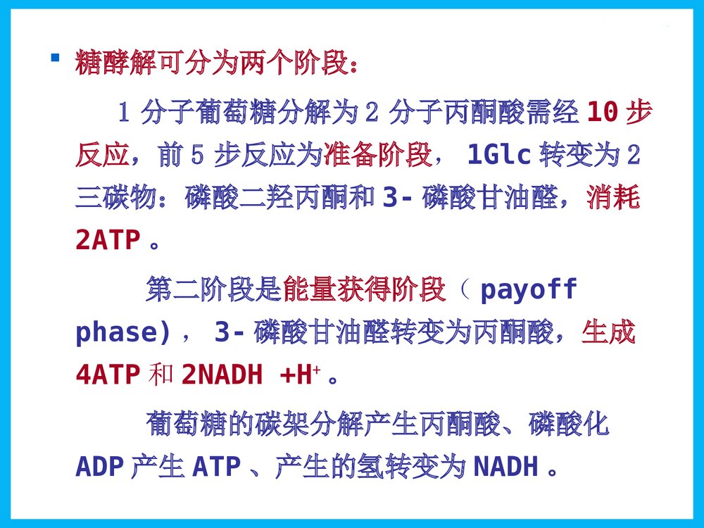 《第八章 糖酵解》物化学与生活PPT课件下载10