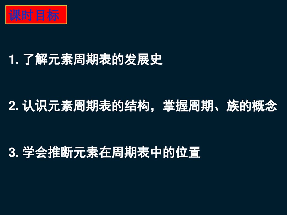 化学必修2第一章第一节元素周期表PPT课件下载2