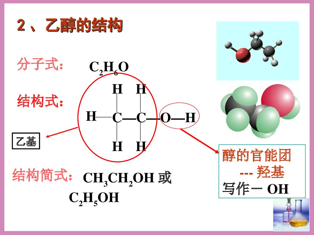 化学必修2《第三节 生活中两种常见的有机物乙醇》PPT课件下载6