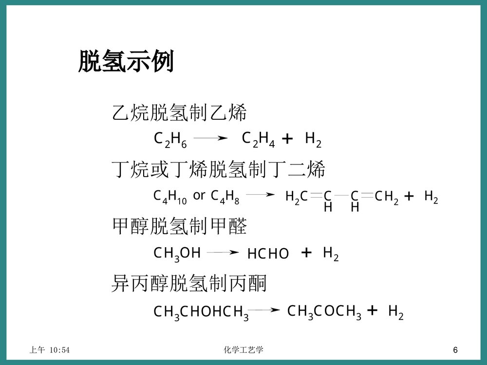 《3·2氢化和脱氢》化学工艺学优秀PPT课件下载6