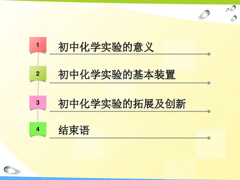 初中化学实验探究PPT课件下载1