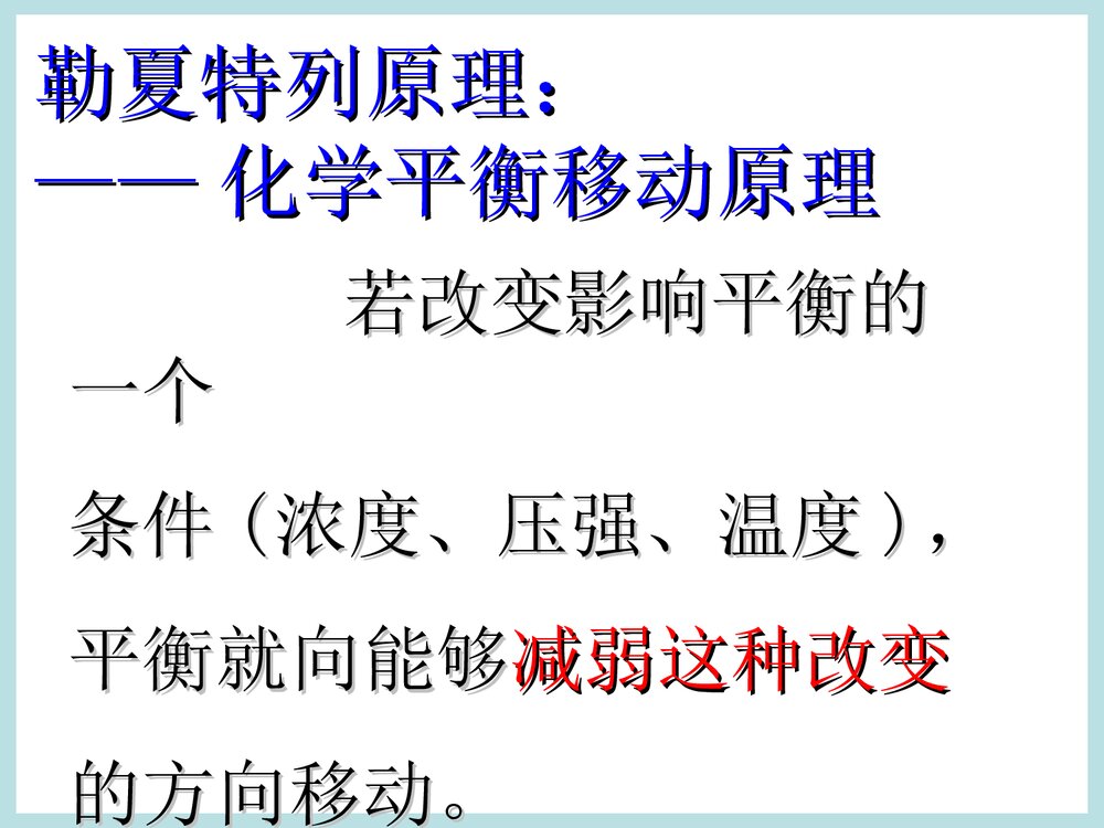 化学平衡的移动图像PPT课件下载2