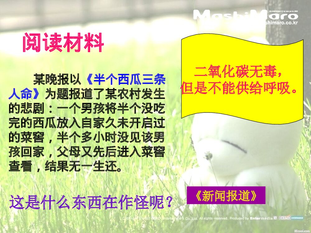 化学PPT课件《课题3 二氧化碳和一氧化碳 第1课 二氧化碳的性质》9