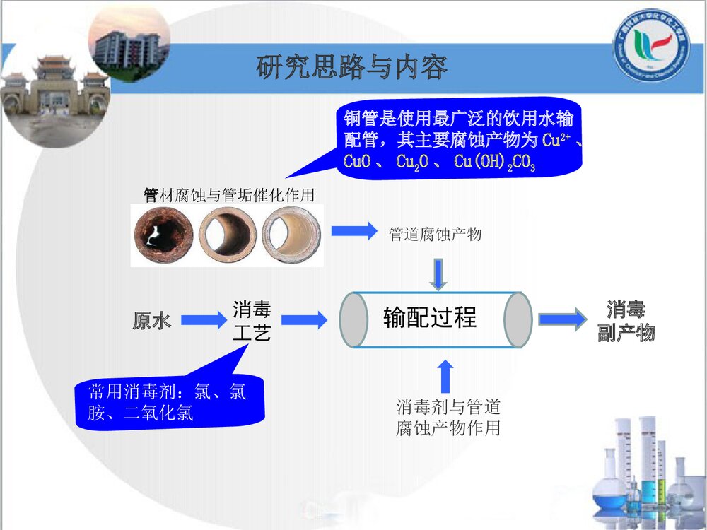 《水中金属氧化物对消毒剂衰减的影响研究》化学本科答辩PPT课件下载10