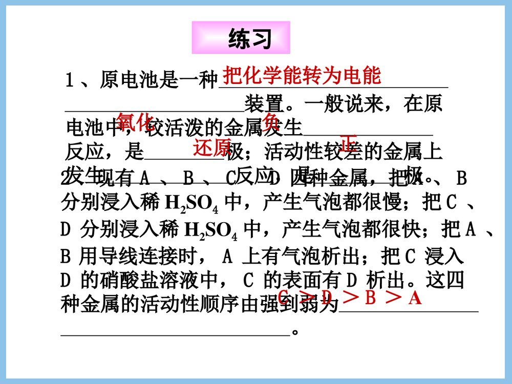 高中化学《原电池》优秀PPT课件下载5