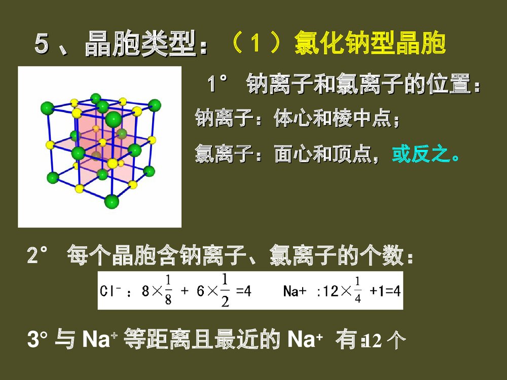 高中化学选修3离子晶体PPT课件下载4