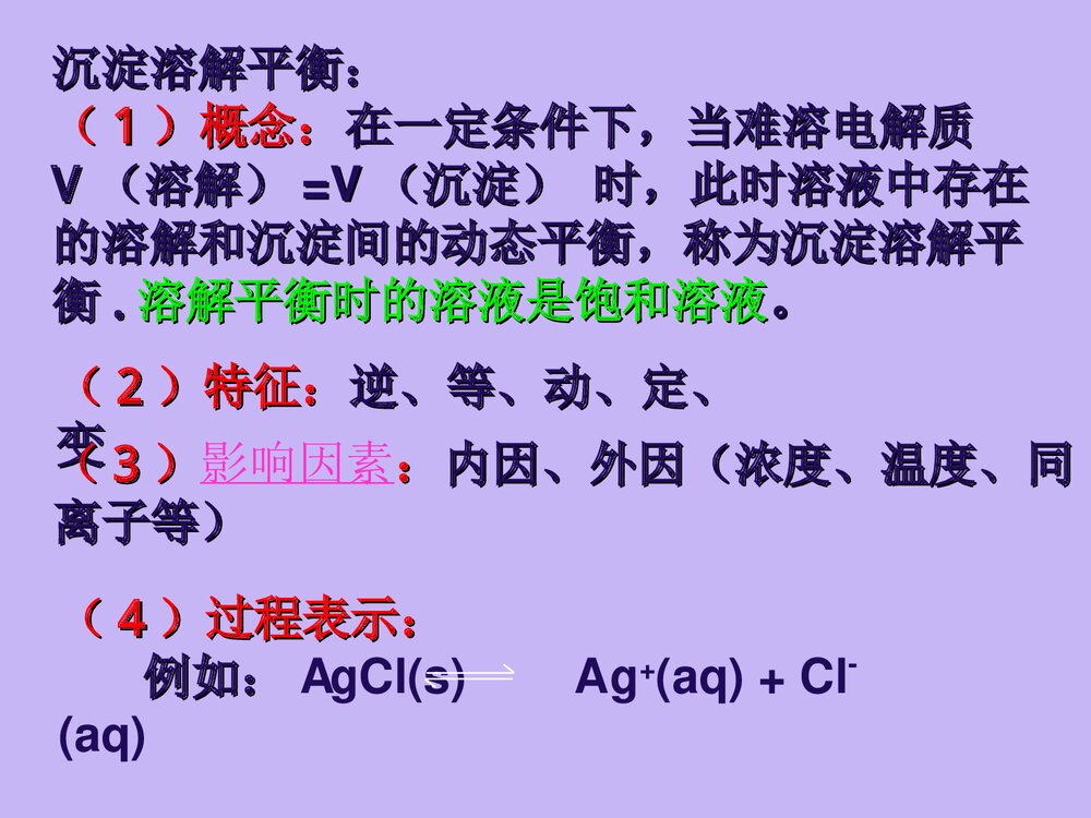 化学知识《第四节 难溶电解质的溶解平衡》化学知识PPT课件下载6