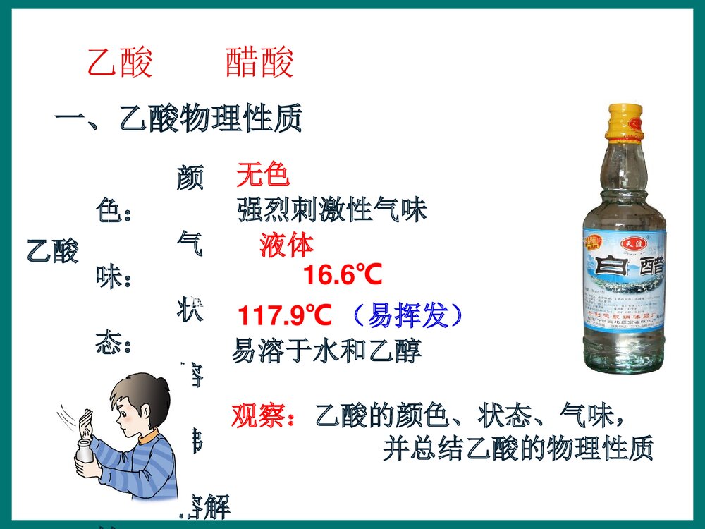 高一化学必修二《生活中两种常见的有机物 第二课时 乙酸》PPT课件下载5