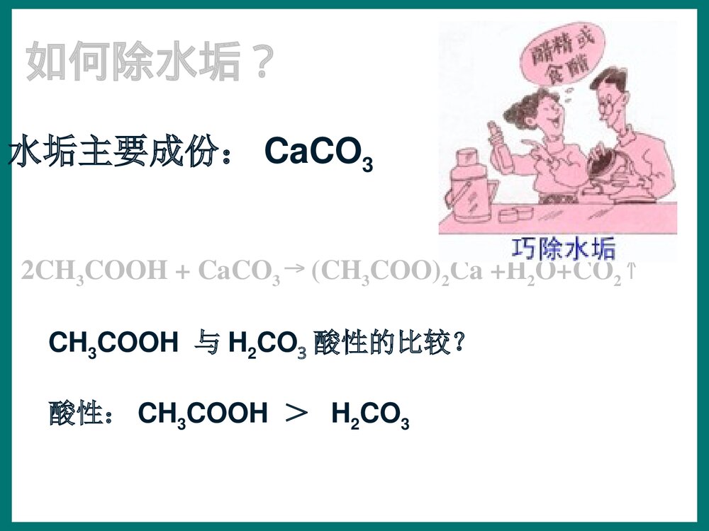 高一化学必修二《生活中两种常见的有机物 第二课时 乙酸》PPT课件下载9